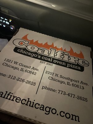 Menu photo 7 Coalfire Pizza Chicago, IL