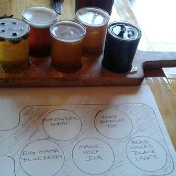 Kennebec River Pub & Brewery - Beer sampler. - Brewpubs Near Me - West Forks, Maine Kennebec River Pub & Brewery - Beer sampler. - Brewpubs Near Me - West Forks, Maine