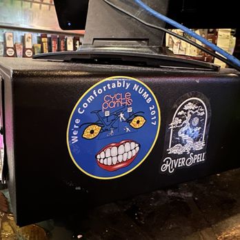 El Bait Shop - So many fun stickers- everywhere! - Bars Near Me - Des Moines, Iowa El Bait Shop - So many fun stickers- everywhere! - Bars Near Me - Des Moines, Iowa
