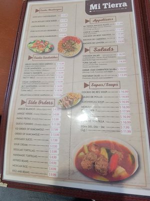 Menu photo 3 Mi Tierra Restaurant Los Angeles, CA