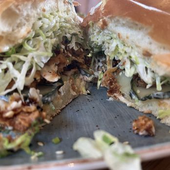 Brewhall - Korean chicken Sandwich - Brewpubs Near Me - Vancouver, British Columbia Brewhall - Korean chicken Sandwich - Brewpubs Near Me - Vancouver, British Columbia