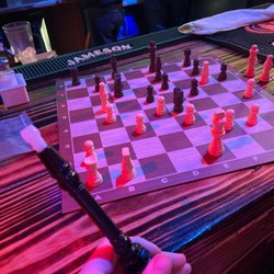 Ben’s Hookah Lounge - This is a nice place to play some chess.
