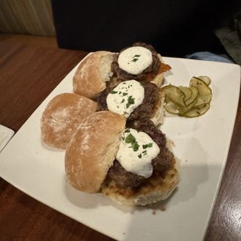 Maybank Public House - Mini Lamb Burgers - American Near Me - Charleston, South Carolina Maybank Public House - Mini Lamb Burgers - American Near Me - Charleston, South Carolina