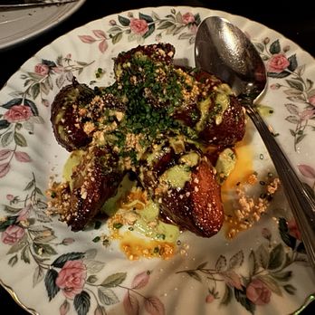 Checker Hall - Sticky sweet potatoes - Mediterranean Near Me - Los Angeles, California