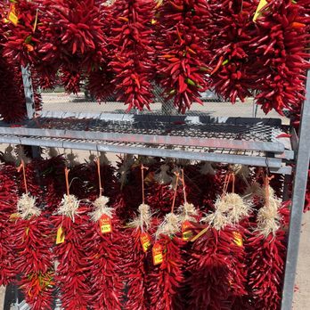 Rosales Produce - Red chilis - Farmers Market Near Me - Albuquerque, New Mexico