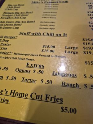 Menu photo 5 Mike's Chili Parlor Seattle, WA Menu photo 5 Mike's Chili Parlor Seattle, WA