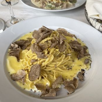 Il Pastaio - Homemade pasta taglioni with truffles - Italian Near Me - Beverly Hills, California