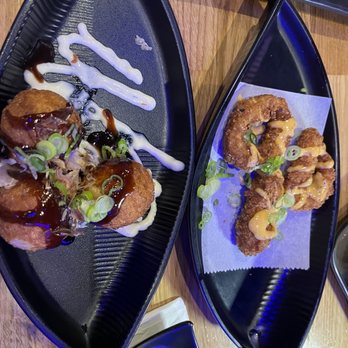 Sushi Damu - Takoyaki & Calamari Rings | IG: @socalsnomnoms - Sushi Bars Near Me - Tustin, California