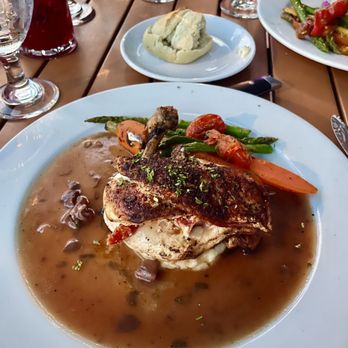 Dinner for Two - 'Frenched' Crisped Chicken Breast - Steakhouses Near Me - Santa Fe, New Mexico