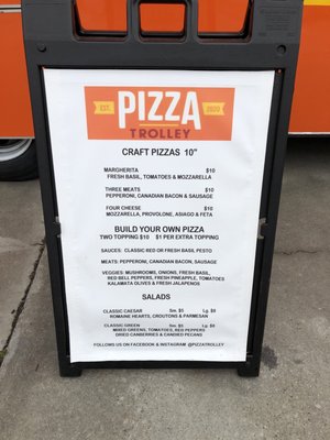 Menu photo 2 Pizza Trolley Carlsbad, CA