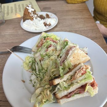 Winkel 43 - Club Sandwich with awesome tasting bacon. - Desserts Near Me - Amsterdam, New Hampshire