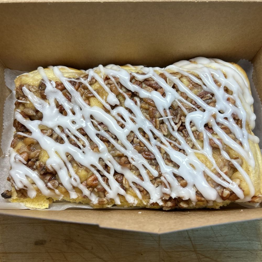 Butterscotch pecan rolls.