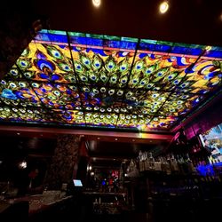 Peacock Room Lounge - Stain glass