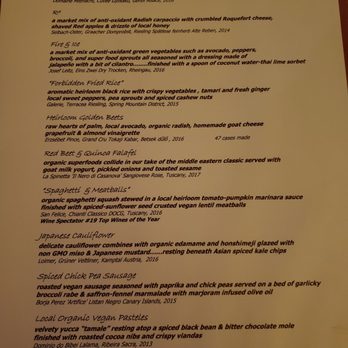 Marmalade - Vegetarian menu - Caribbean Near Me - San Juan, Puerto Rico