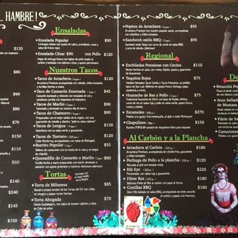 La Popular - Menu - Bars Near Me - San Luis Potosí, SLP La Popular - Menu - Bars Near Me - San Luis Potosí, SLP