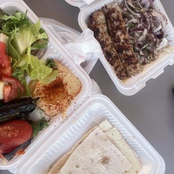 Mini Kabob - Ground Chicken Lule Kabob Plate - Armenian Near Me - Glendale, California