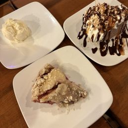Snickers & Bumble Berry Crumble Pie