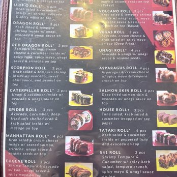541 Sushi Bar - menu - Sushi Bars Near Me - Eugene, Oregon 541 Sushi Bar - menu - Sushi Bars Near Me - Eugene, Oregon