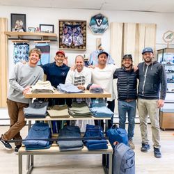 Bare Wires Surf Shop - Remodeling the shop last March