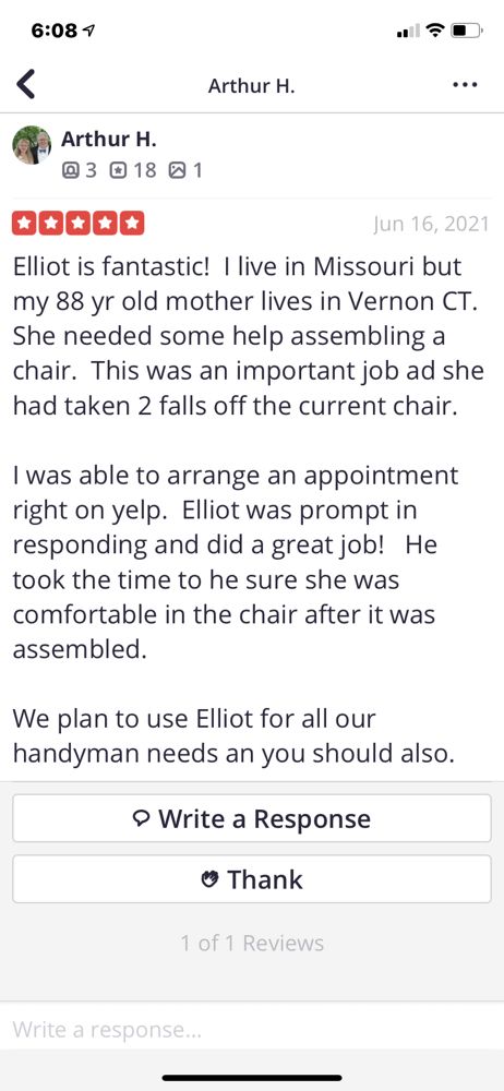 Slide of Everybody Knows Elliot Handyman Services