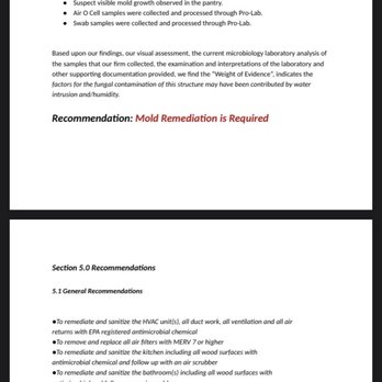 The Brook on Bay Area - Confirmation from a mold test I paid $499 for to confirm that there is actual TOXIC MOLD in my apartment. - Apartments Near Me - Webster, Texas