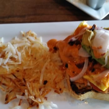 Crave Kitchen and Bar - no brainer with hashbrowns - New American Near Me - El Paso, Texas Crave Kitchen and Bar - no brainer with hashbrowns - New American Near Me - El Paso, Texas