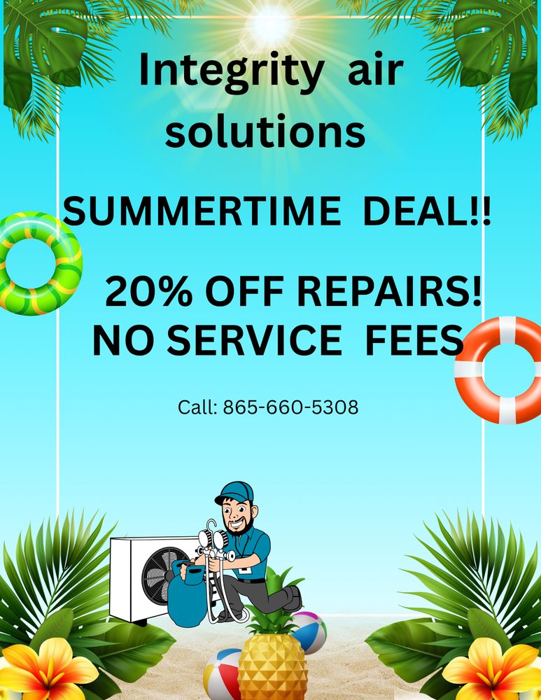 Slide of Integrity Air Solutions