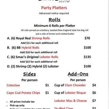 Smac's Shack - the menu for the smac's shack - Seafood Near Me - Hobe Sound, Florida Smac's Shack - the menu for the smac's shack - Seafood Near Me - Hobe Sound, Florida