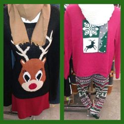 Shalom Shuk - Ugly Christmas sweaters! We make them look good!