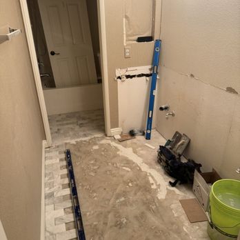 Langdon Floorcovering - Prepping tile - Flooring Near Me - Murrieta, California