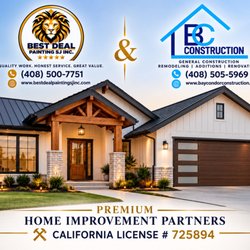 Best Deal Painting SJ - Exciting News!   Best Deal Painting SJ Inc. & BC Construction are joining forces to bring you more home improvement solutions!