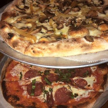 Locale - Tartufo pizza on top(2/5 stars), Carmine on bottom (3/5 stars) - Italian Near Me - Boston, Massachusetts