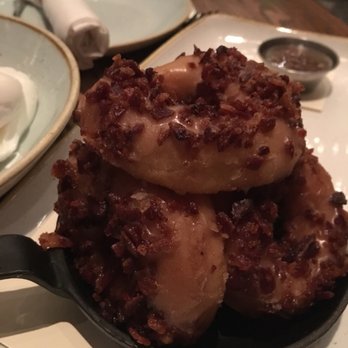 Yardbird - Maple-Glazed Bacon Donuts ($9) - Southern Near Me - Las Vegas, Nevada Yardbird - Maple-Glazed Bacon Donuts ($9) - Southern Near Me - Las Vegas, Nevada