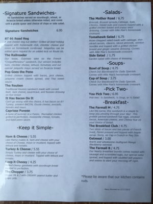 Menu photo 2 Common Grounds Coffee Cafe & Bakery Strafford, MO