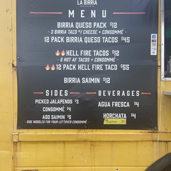 La Birria - Menu - Mexican Near Me - Aiea, Hawaii
