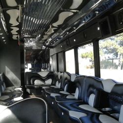 Paradise Limos - 35Pax Party Bus Interior