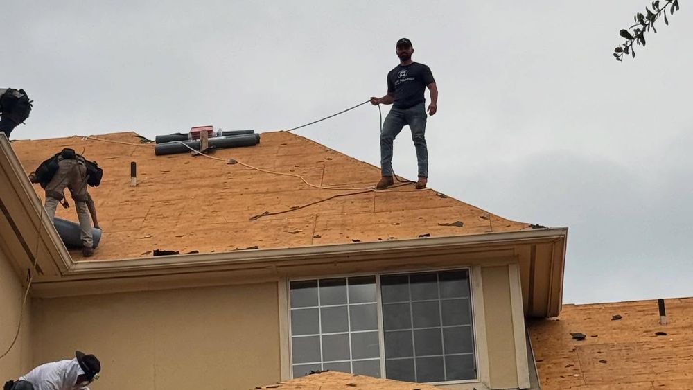 Slide of Blue Hammer Roofing
