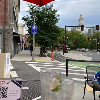 Boston Sail Loft - View from table outside - Bars Near Me - Boston, Massachusetts