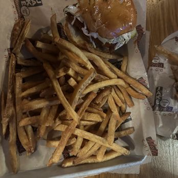 Jake Melnick's Corner Tap - Whiskey Flavored chicken sandwich & fries - Sports Bars Near Me - Chicago, Illinois