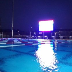 Castaic Sports Complex Aquatic Center - Empty Castaic pool.