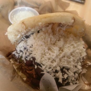 Bienmesabe - Their signature arepa - Venezuelan Near Me - Chicago, Illinois Bienmesabe - Their signature arepa - Venezuelan Near Me - Chicago, Illinois