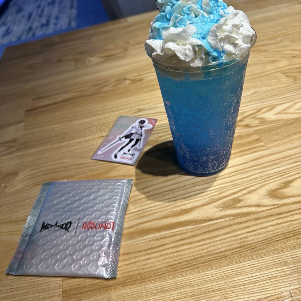 Round1 Bowling & Arcade - Towson - Blue drink w sprinkles special - Arcades Near Me - Towson, Maryland Round1 Bowling & Arcade - Towson - Blue drink w sprinkles special - Arcades Near Me - Towson, Maryland