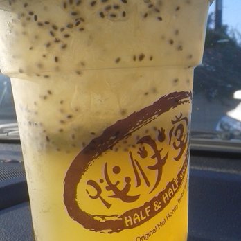 Half and Half Tea Express - Kumquat Lemonade with Basil seeds. Very good! - Coffee & Tea Near Me - Pasadena, California