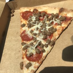 Sausage, pepperoni & cheese pizza Sausage, pepperoni & cheese pizza