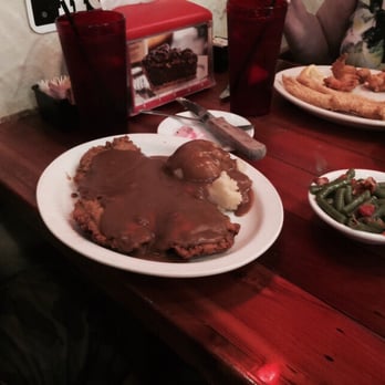 Hofbrau Steaks - Chicken fried steak with brown gravy - Steakhouses Near Me - Porter, Texas Hofbrau Steaks - Chicken fried steak with brown gravy - Steakhouses Near Me - Porter, Texas