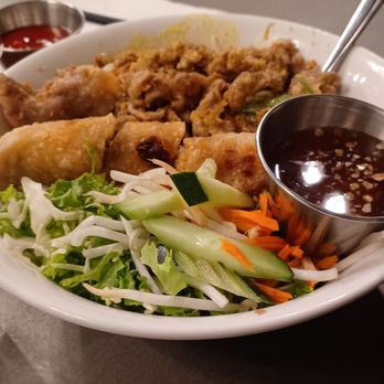 Meekong Bar - My youngest son ordered Summer bowl. - Vietnamese Near Me - Seattle, Washington