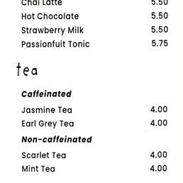 Menu Menu