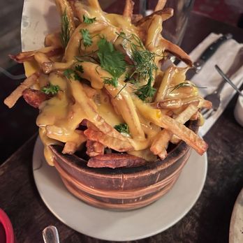Salt + Charcoal - Cheese Fries - Japanese Near Me - Brooklyn, New York Salt + Charcoal - Cheese Fries - Japanese Near Me - Brooklyn, New York