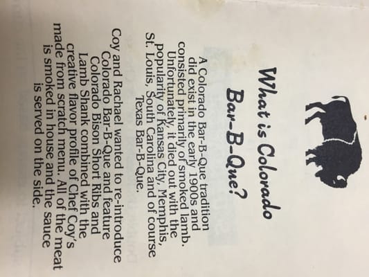 Menu photo 6 Roaming Buffalo BBQ Denver, CO