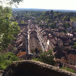 En haut des remparts